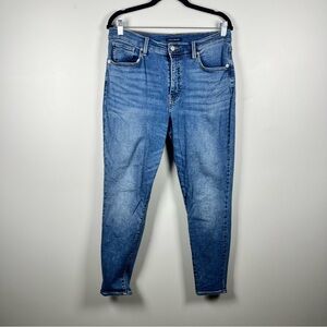 Lucky Brand Womens Jeans High Rise Skinny Bridgette Blue Stretch Denim 14/32